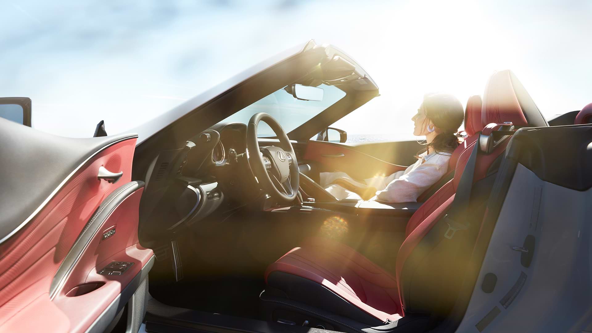 LC 500 Convertible interior