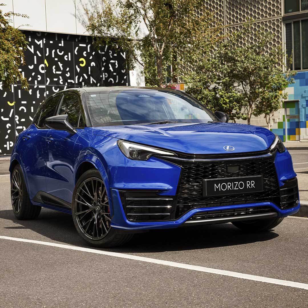 LBX Morizo RR in blue, compact SUV