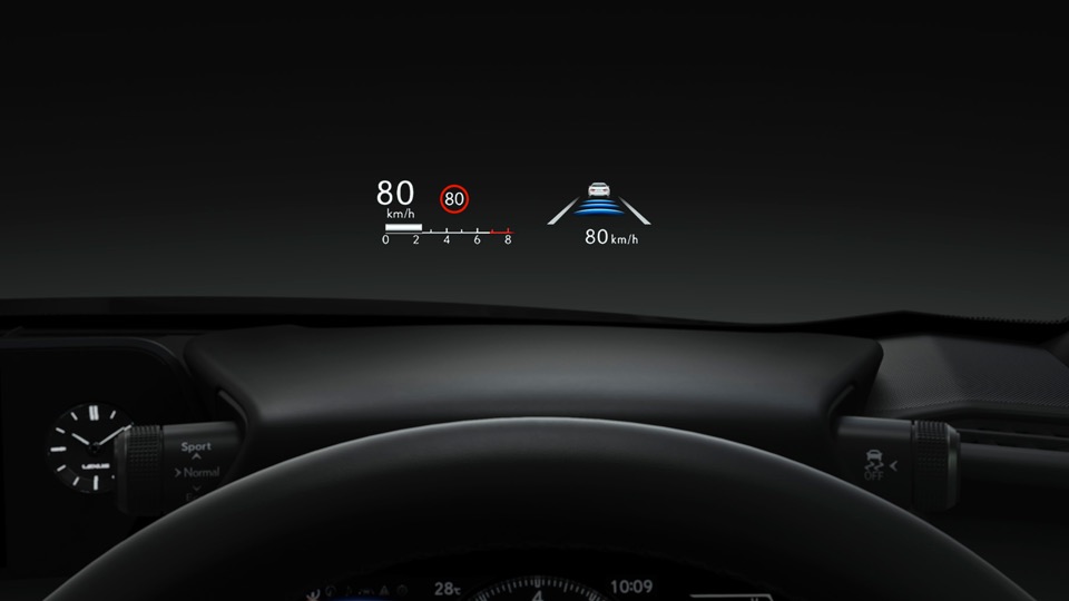 Head-up Display, Lexus UX