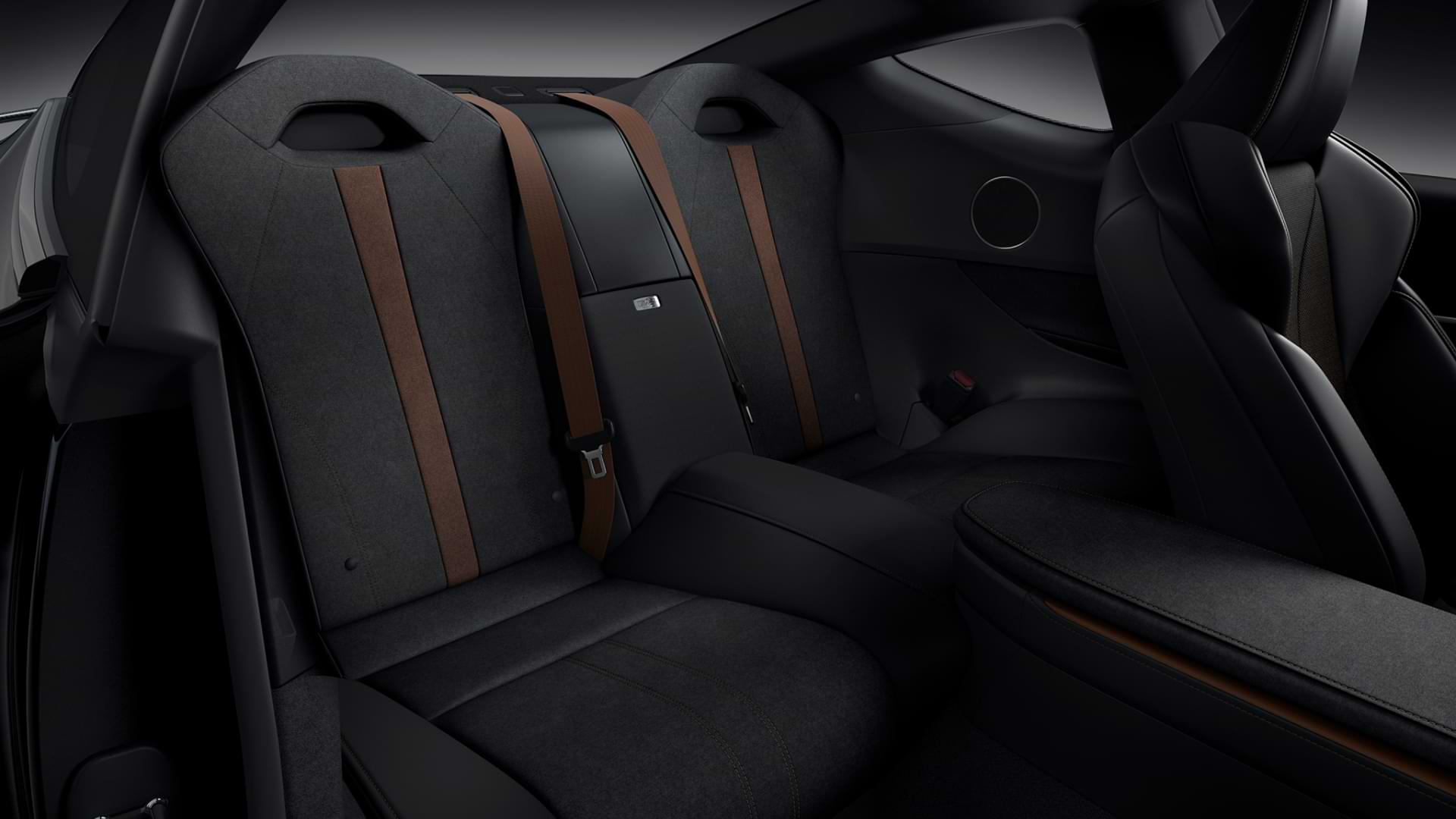 Back seats of 2021 LC Inspiration Limited Edition Series